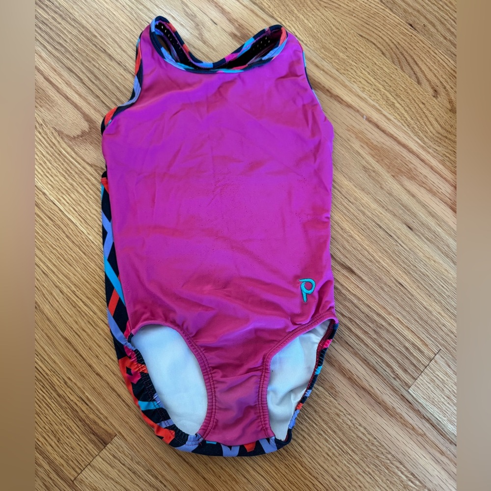 Plum CM Pink and Multicolor leotard